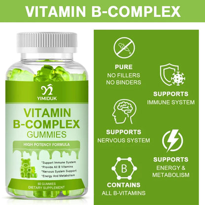 Vitamin B Complex Gummies for Health