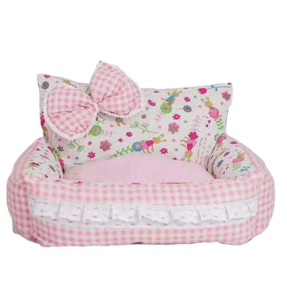 Attractive Non-Fading Puppy Warm Pet Bed