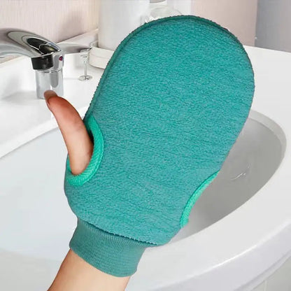 Two-sided Bath Glove Body Cleaning Shower Spa Exfoliator