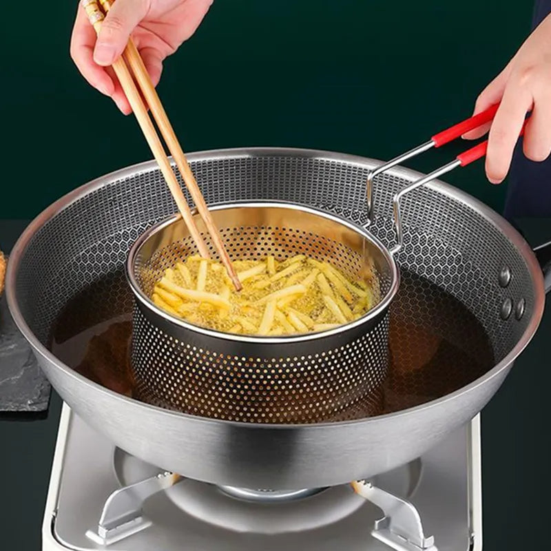 Hot Filter Pasta Spoon Deep Fry Basket