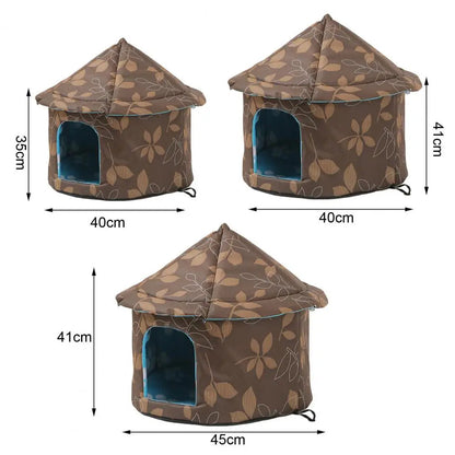 Soft Comfortable Shelter for Outdoor Indoor Use Keep Pet Warm Cozy