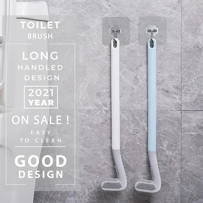 Long Handled Golf Silicone Toilet Brushes Set